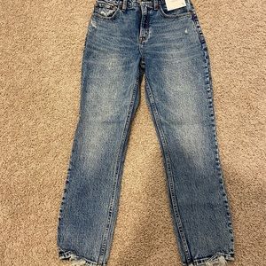 Abercrombie High Rise Mom Jeans